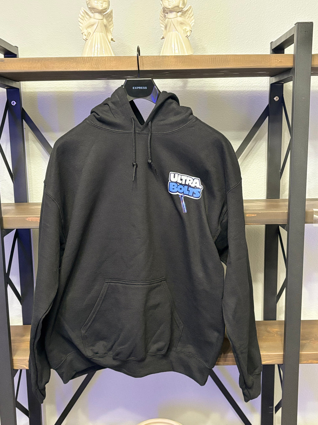 Ultra bolts black hoodie